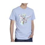 N Pokémon Trainers Light Blue Relaxed Fit Crew Neck T-Shirt – Adult