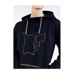 Pokémon Center × Craft: Pikachu Unify Black Hoodie – Women - Image 4