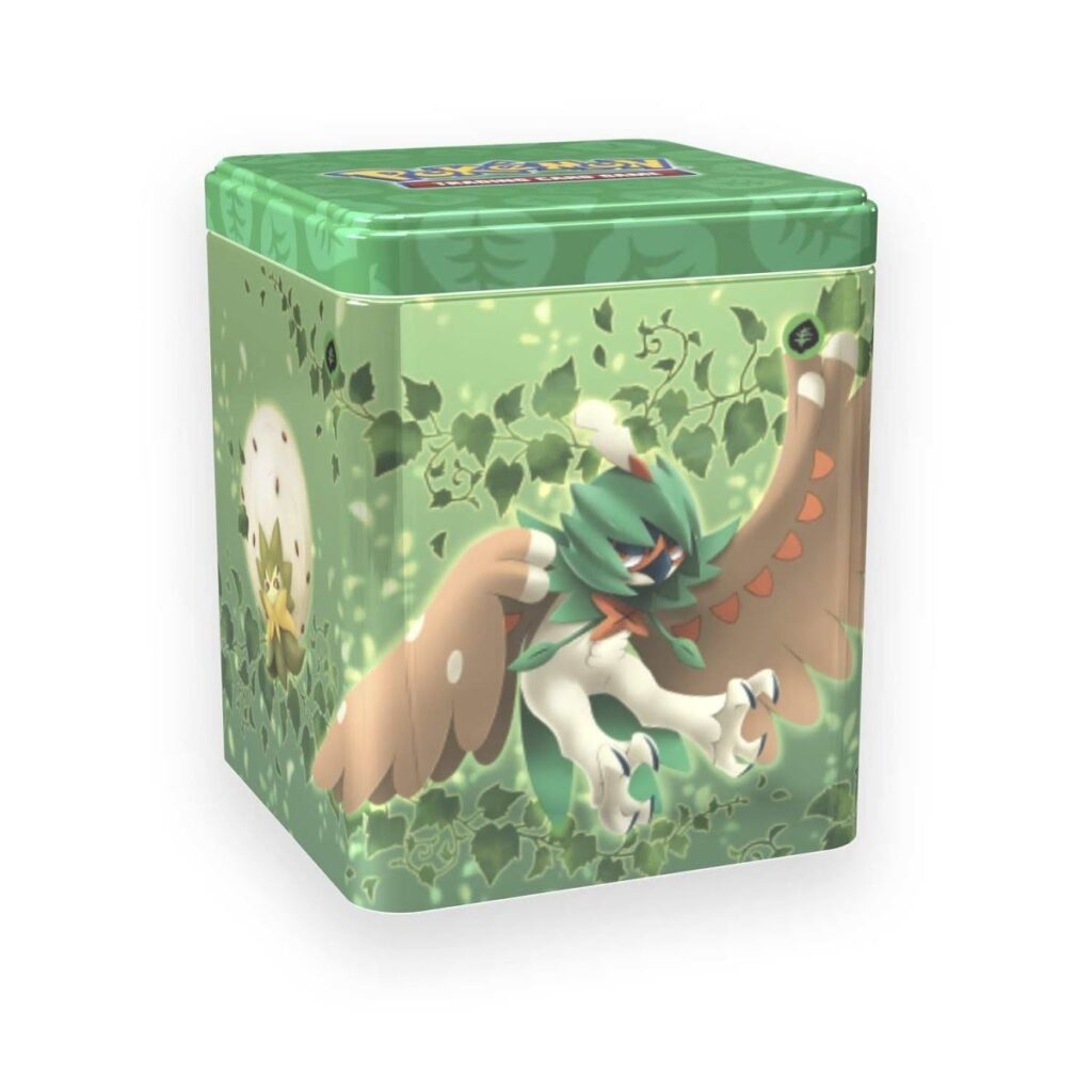 914888eb-07d2-5bdd-90fa-a006c57e8c72-1024x1024-1.jpg Pokémon TCG: Grass Stacking Tin - Image 1