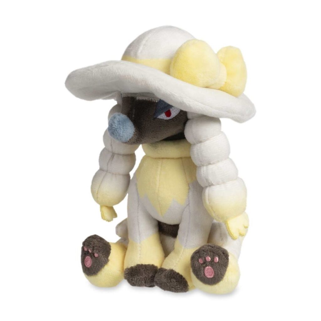 93f4cc43-62f7-5121-bd6a-92c253780af0-1024x1024-1.jpg Furfrou (Debutante Trim) Sitting Cuties Plush – 5 ½ In. - Image 1