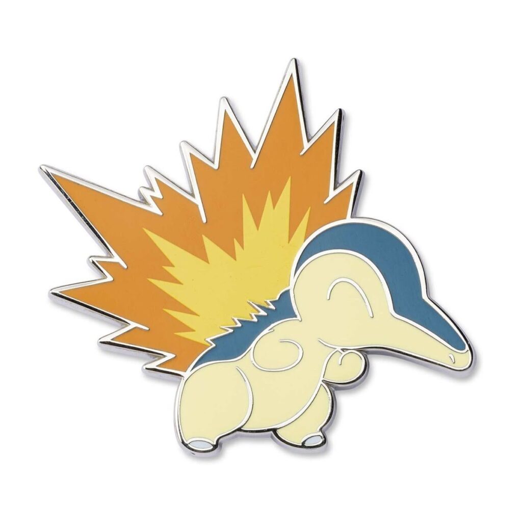 95ce8610-dec5-5de0-a2cc-d586c03f66fc-1024x1024-1.jpg Cyndaquil Pokémon Pin - Image 1