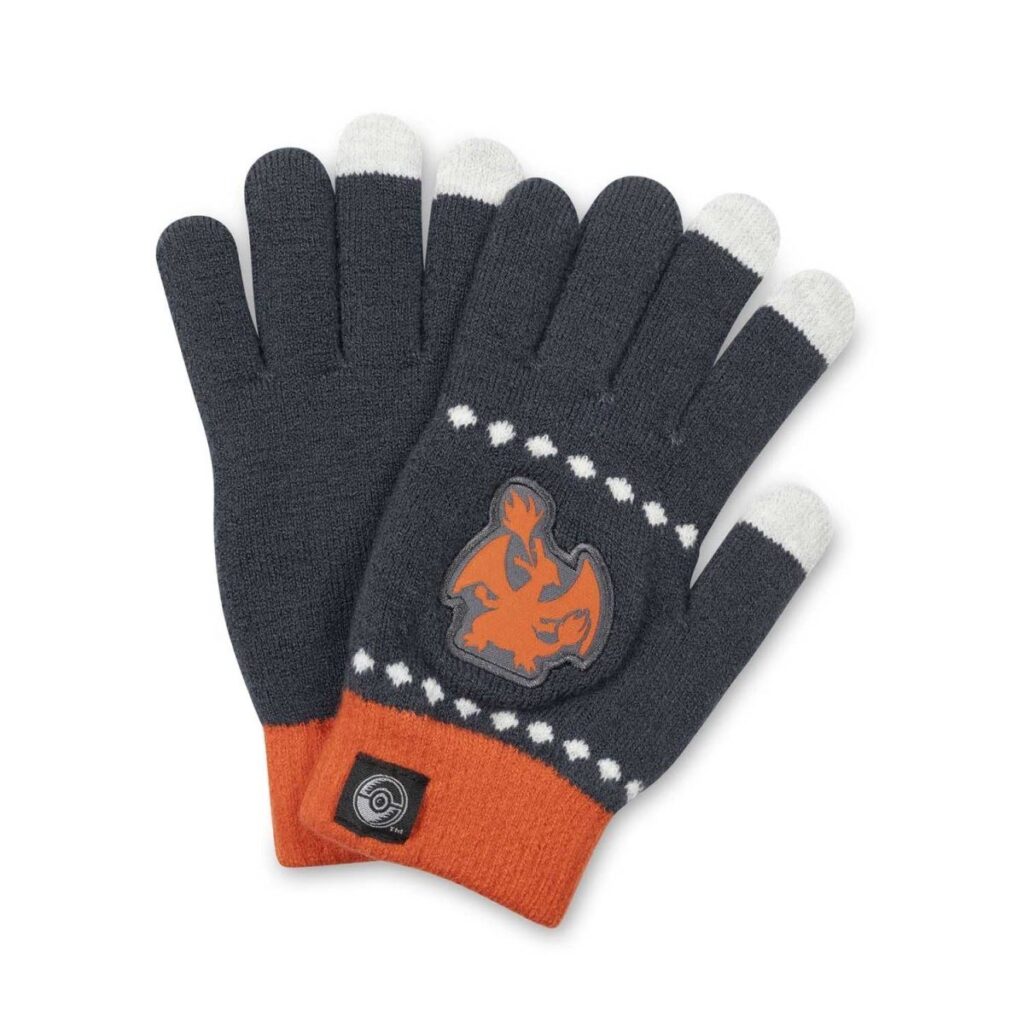 9c0d7dc8-602f-5076-affd-58e317b82ed1-1024x1024-1.jpg Charizard Chill Touch Screen Gloves (One Size-Adult) - Image 1