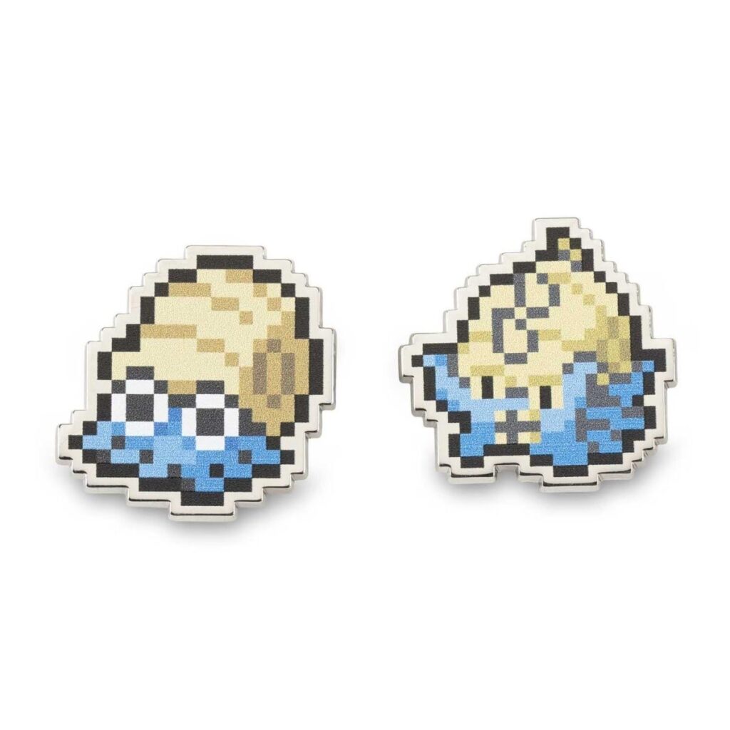 9fa7ccab-bc70-5466-940f-9909c56c2212-1024x1024-1.jpg Omanyte & Omastar Pokémon Pixel Pins (2-Pack) - Image 1