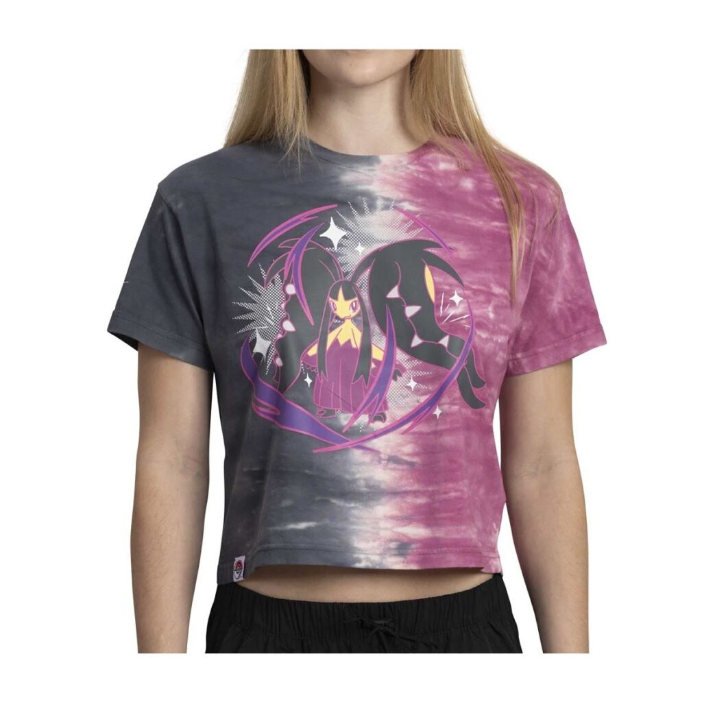 a15f8dc1-b5eb-54b9-b78f-63282eb09ecb-1024x1024-1.jpg Mega Mawile Multicolor Crop T-Shirt – Women - Image 1