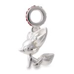 Pokémon Jewelry – Charms: Fennekin Sterling Silver Dangle Charm - Image 3