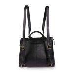 Pokémon Center × Fossil: Kanto First Partners Black Leather Parker Convertible Small Backpack - Image 2
