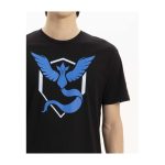 Pokémon GO Teams: Team Mystic Black Relaxed Fit Crew Neck T-Shirt – Adult - Image 4