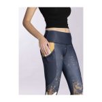 Dedenne & Mimikyu Black 7/8 Length Leggings – Adult - Image 6