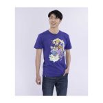 Blue Pokémon Trainers Purple Relaxed Fit Crew Neck T-Shirt – Adult - Image 5