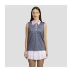 Espeon & Umbreon Pokémon Clubhouse Sleeveless Polo Shirt – Women - Image 3