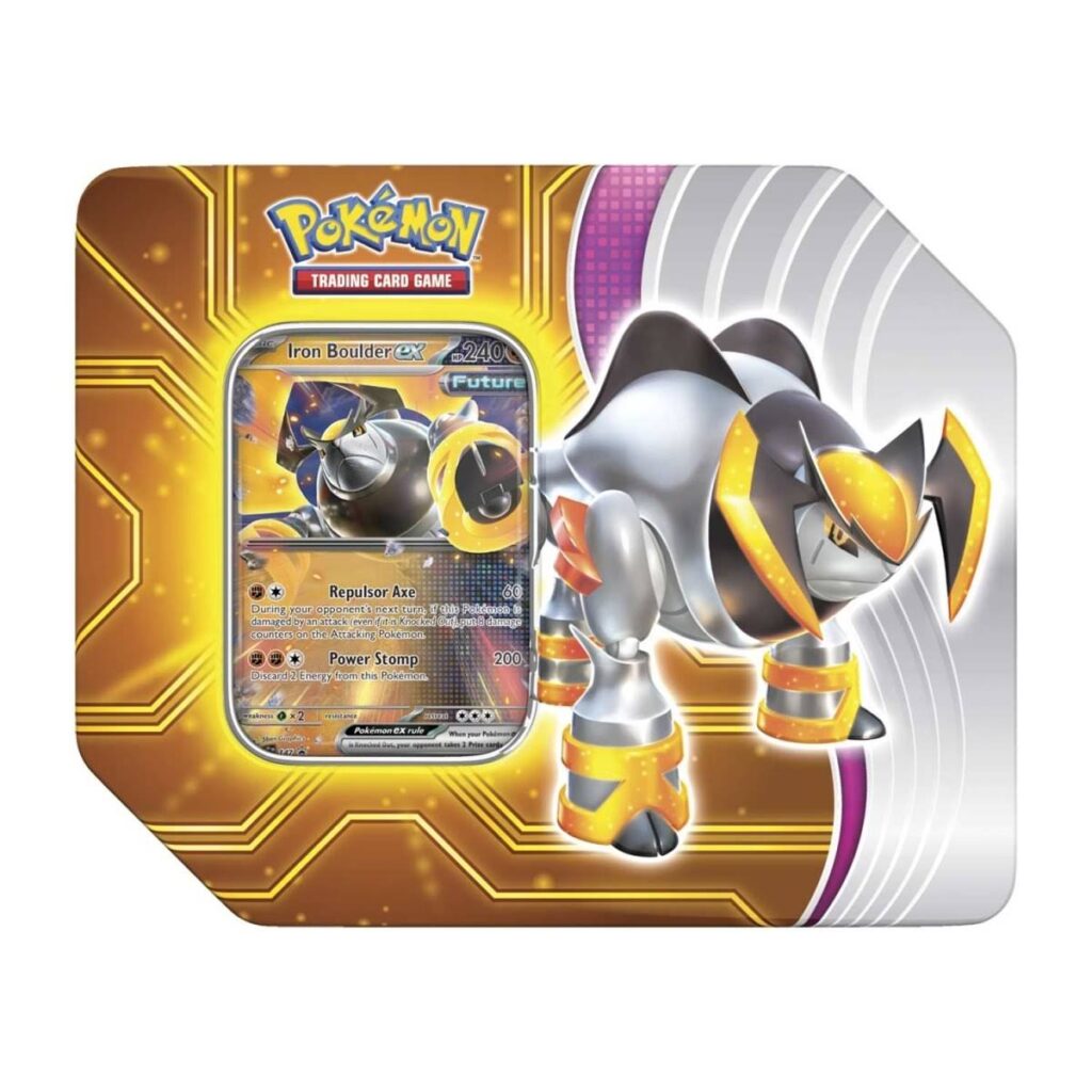 c96caed2-4538-5032-8392-79d052d00630-1024x1024-1.jpg Pokémon TCG: Paradox Destinies Tin (Iron Boulder ex) - Image 1