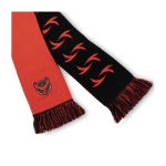 Pokémon GO Teams: Team Valor Red & Black Knit Scarf (One Size-Adult)