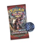 Pokémon TCG: Sun & Moon-Crimson Invasion 3 Booster Packs, Coin & Lucario Promo Card - Image 2