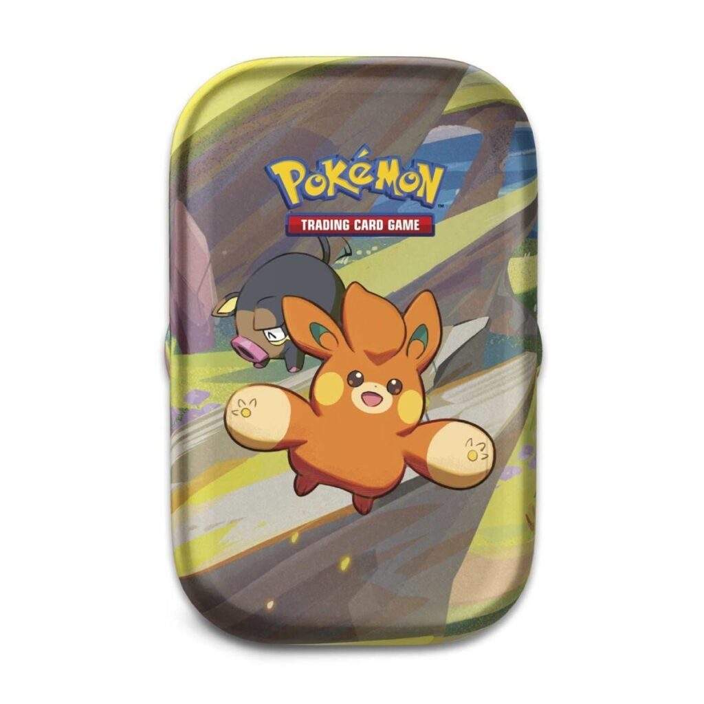 d75a44d5-3849-52bc-89bf-d225140996dc-1024x1024-1.jpg Pokémon TCG: Paldea Friends Mini Tin (Pawmi) - Image 1