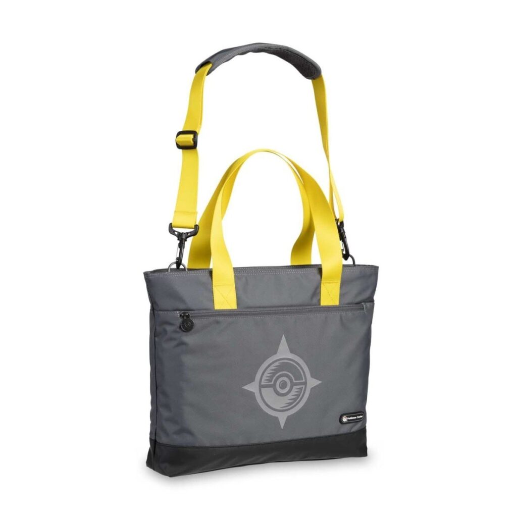 d78f761e-886c-546b-90ee-99937d331335-1024x1024-1.jpg Pokémon Everyday Bags: Gray & Yellow Laptop Tote Bag - Image 1