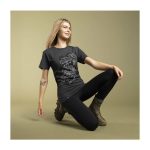 Pikachu, Shiinotic & Friends Pokémon Nature: Fall Black Relaxed Fit Crew Neck T-Shirt – Adult - Image 9
