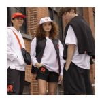 Team Rocket HQ Collection Black Fleece Shorts – Women - Image 8