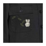 Budew, Roselia & Roserade Pokémon Nature: Fall Black Utility Jacket – Women - Image 9