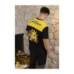 Eevee Evolutions: Jolteon Notch Neck T-Shirt – Men - Image 4