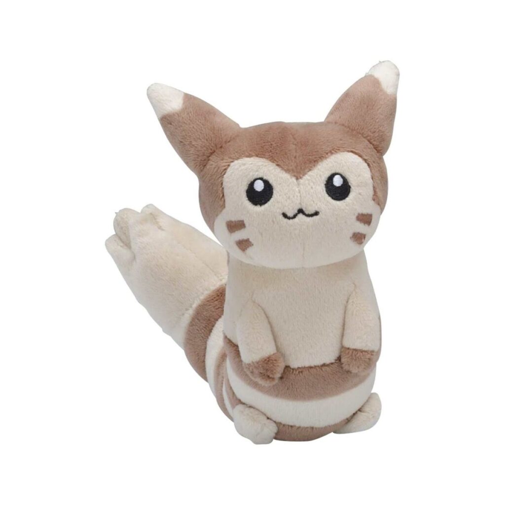 ee037e17-c890-5839-864e-5503c7b81e6f-1024x1024-1.jpg Furret Sitting Cuties Plush – 6 ½ In. - Image 1