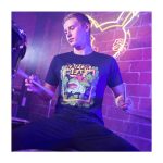 Venusaur Pokémon Greatest Hits Navy Relaxed Fit Crew Neck T-Shirt – Adult - Image 4