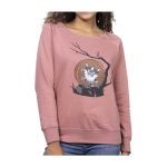 Pokémon Stories: Perrserker Moonrise Pink Capped Neck Sweatshirt – Adult
